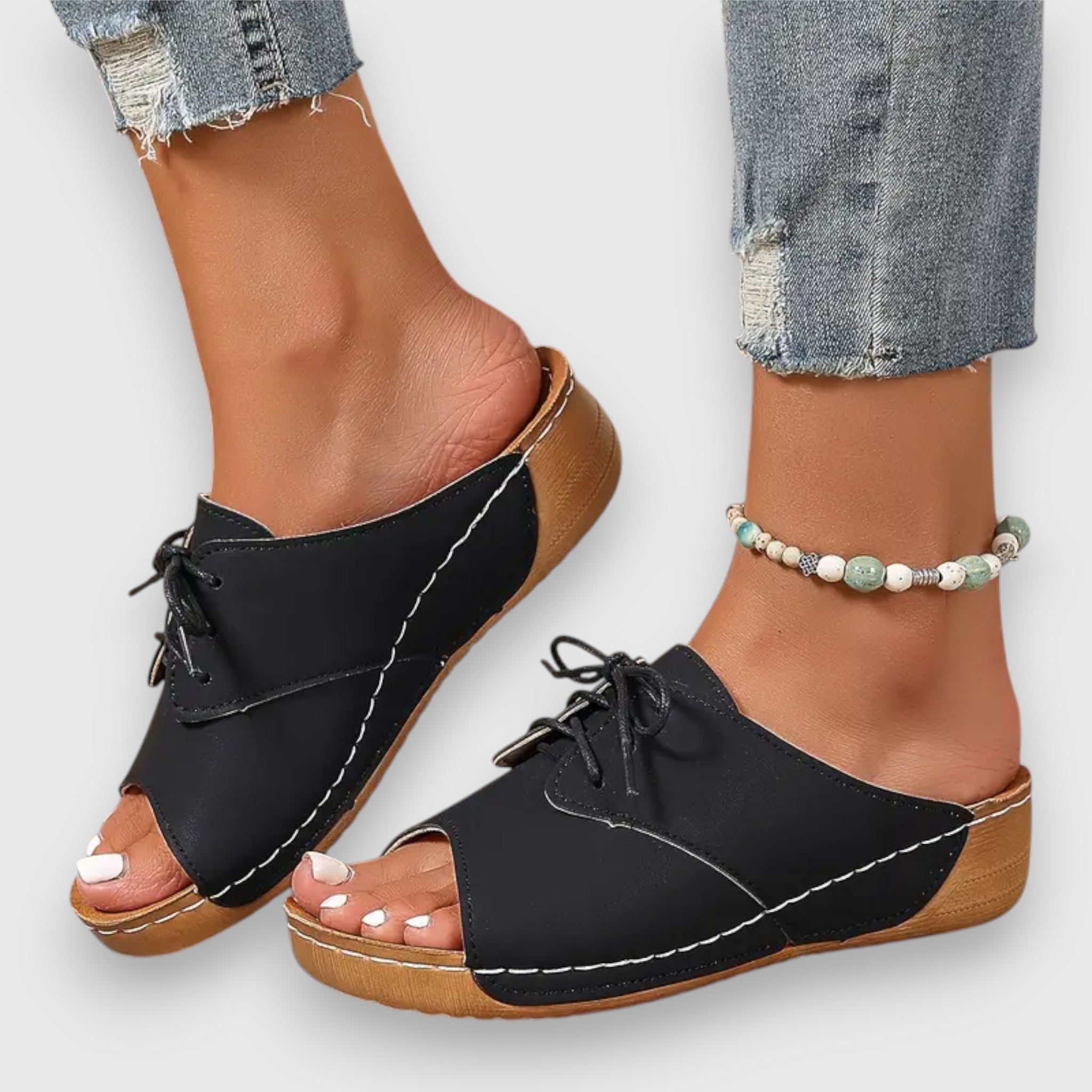 Saskia – Sandaler i vintage-stil