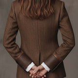 Gisèle | Blazer med chevronmønstrede paneler