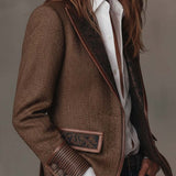 Gisèle | Blazer med chevronmønstrede paneler