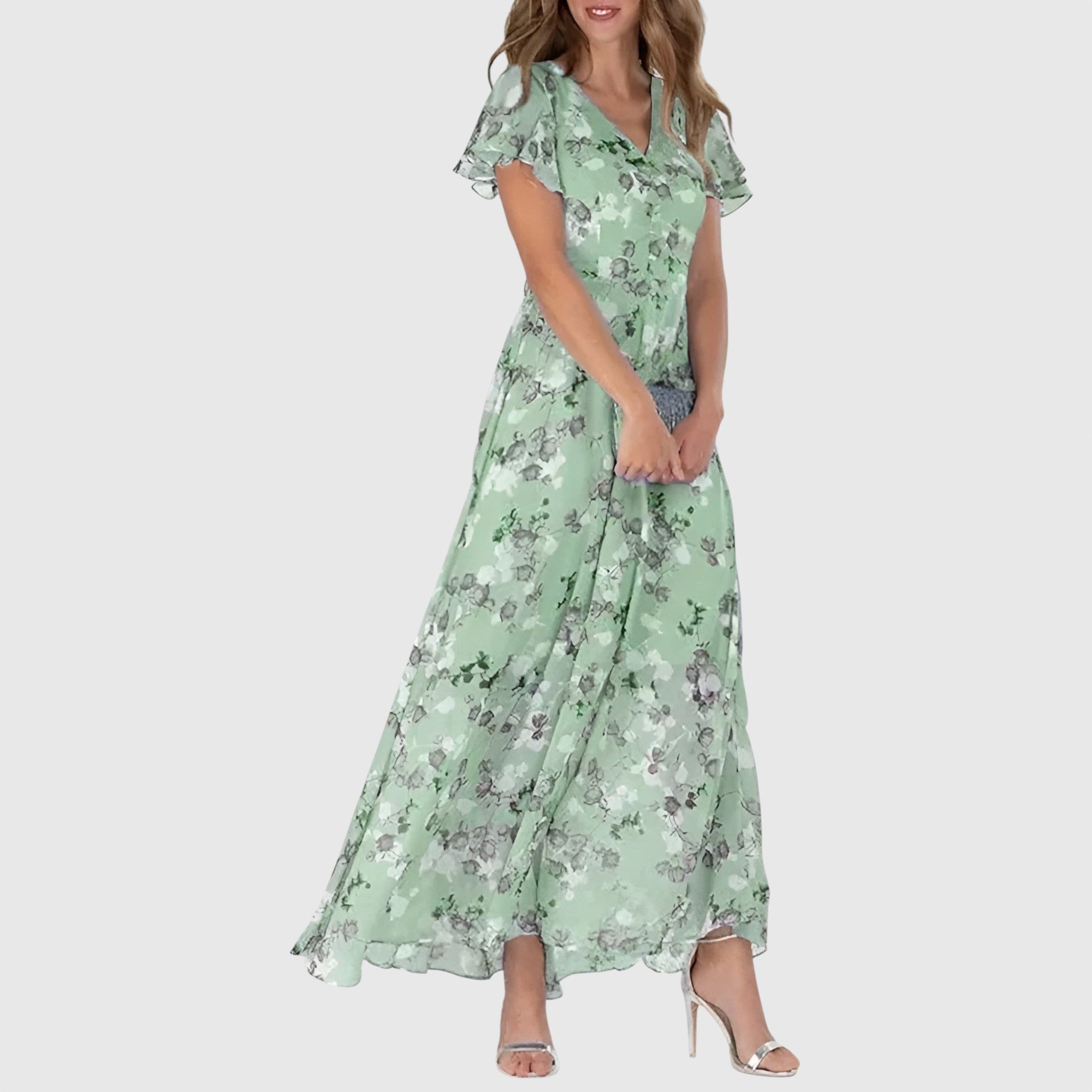 Anna – Elegant kjole med ledig passform over magen