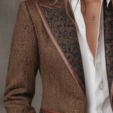 Gisèle | Blazer med chevronmønstrede paneler