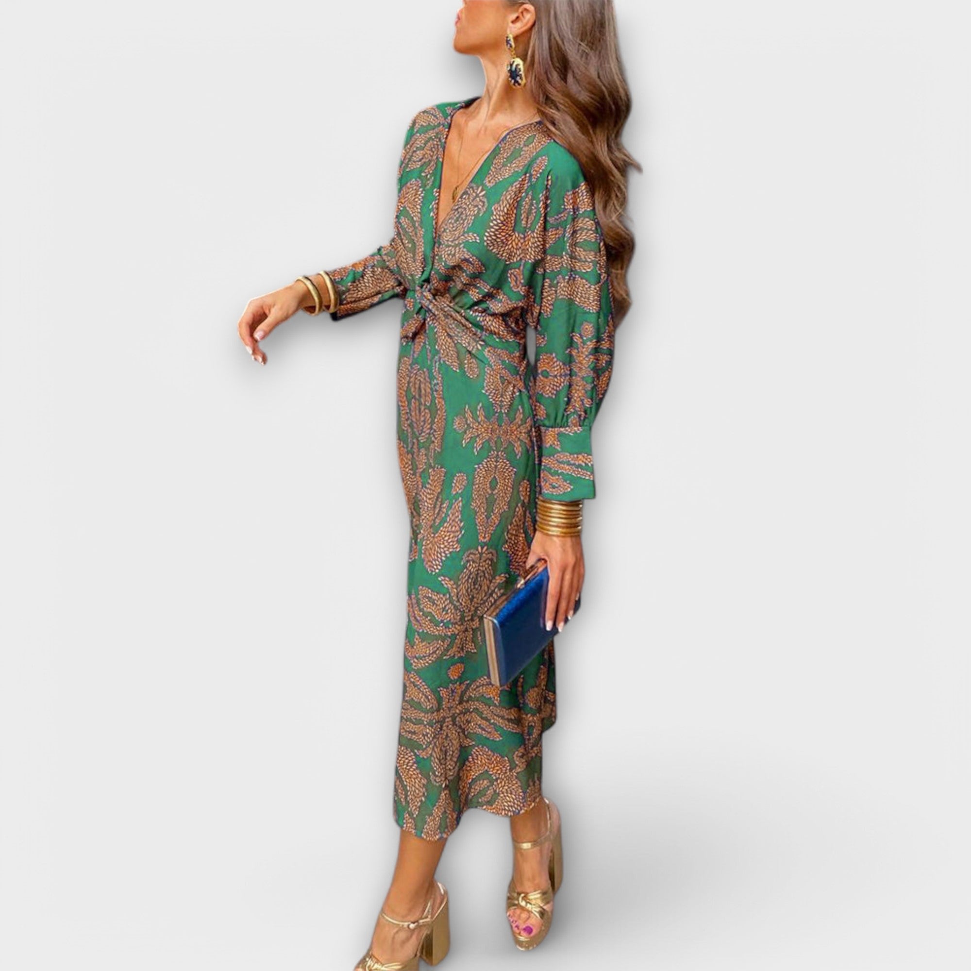 Milada – Elegant langermet kjole