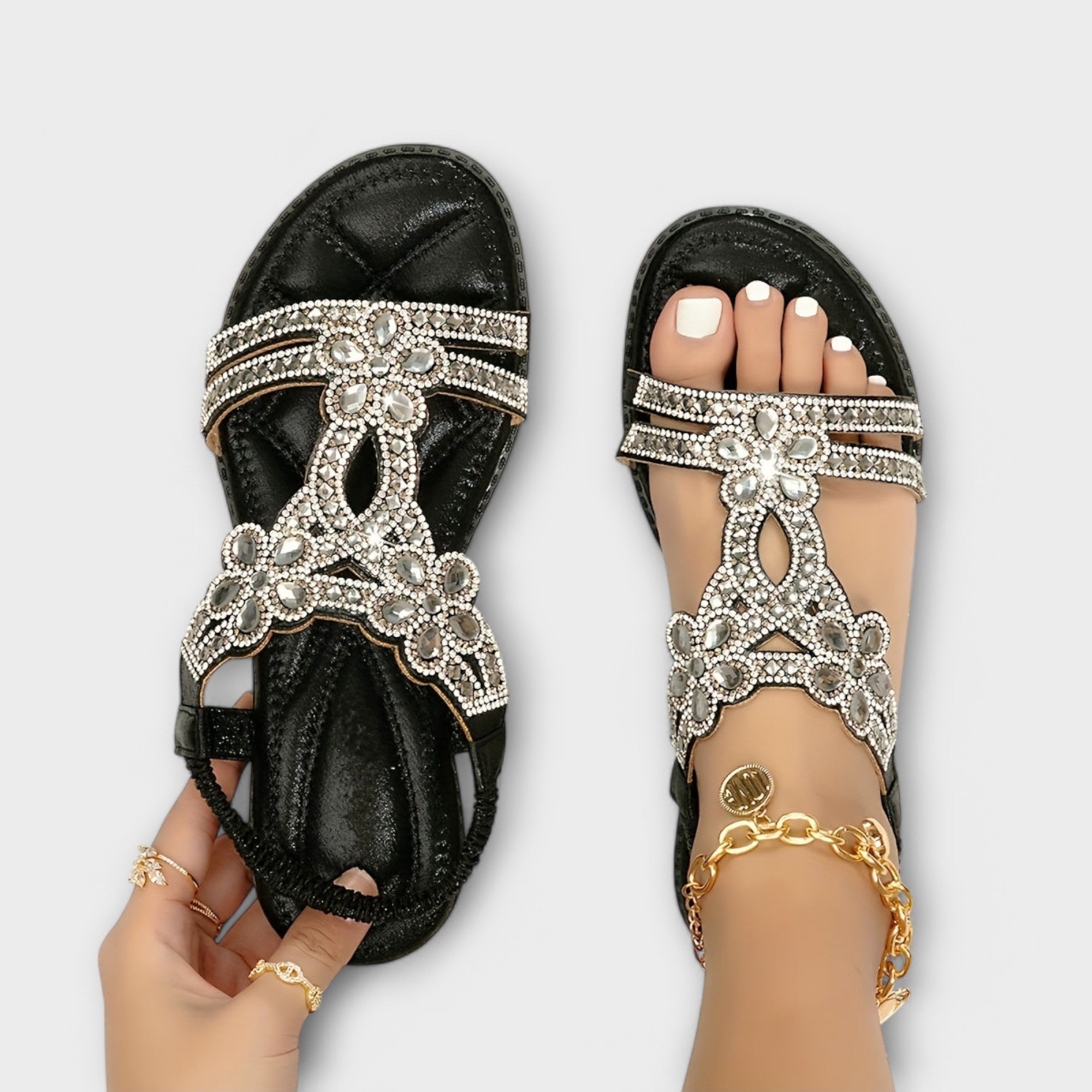 Birgit – Ortopediske sandaler med boho-sjarm