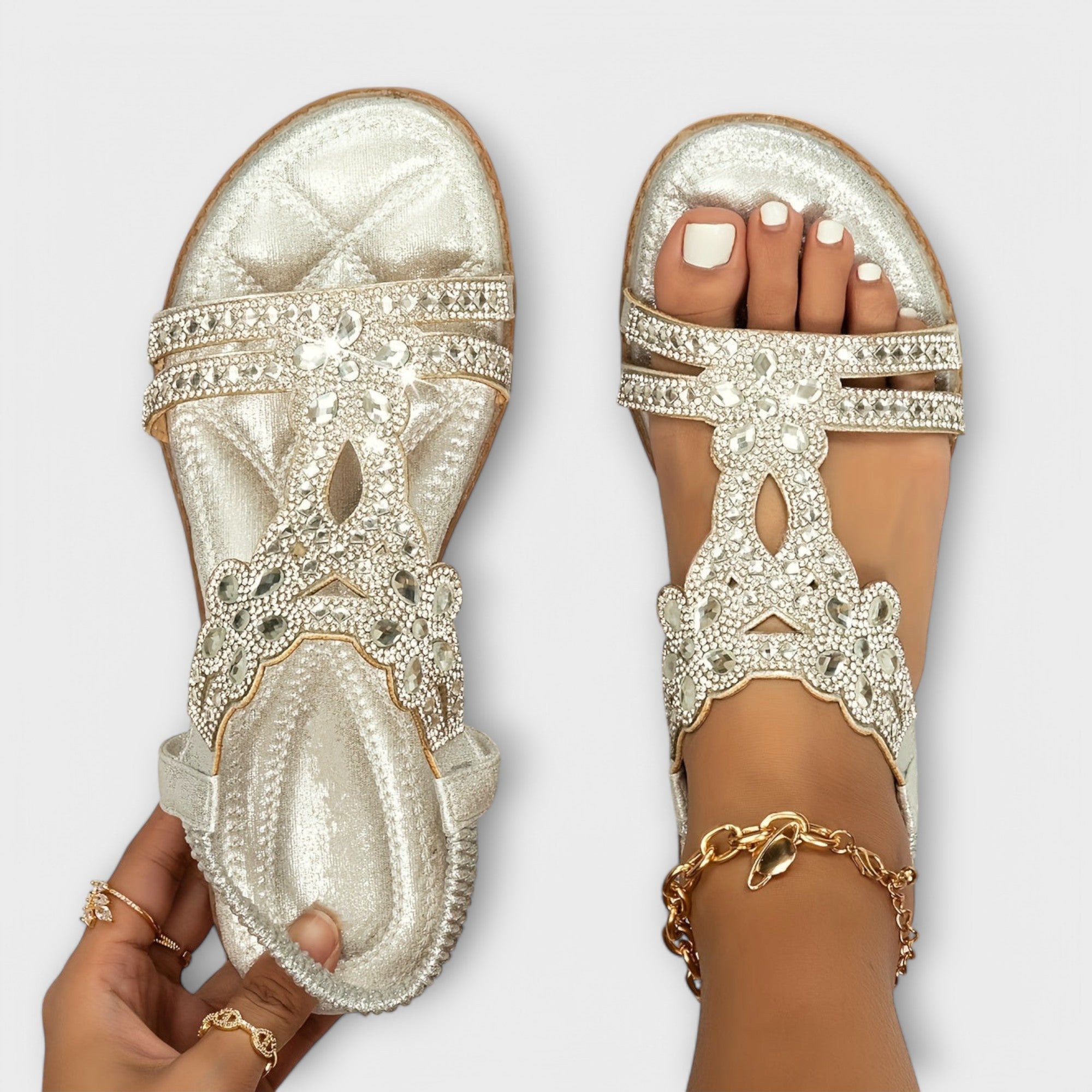 Birgit – Ortopediske sandaler med boho-sjarm