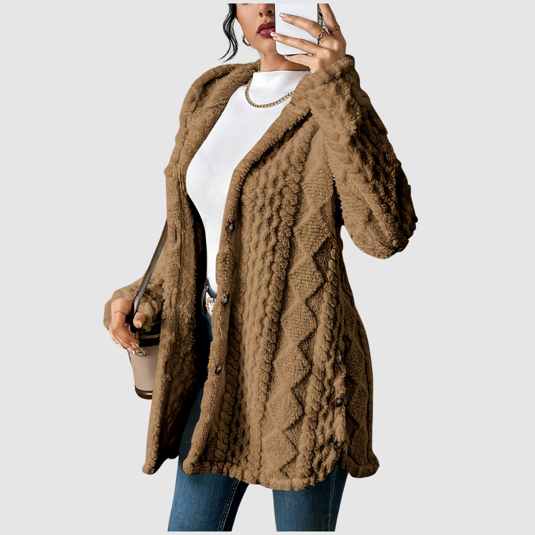 Štěpánka – Myk cardigan med hette