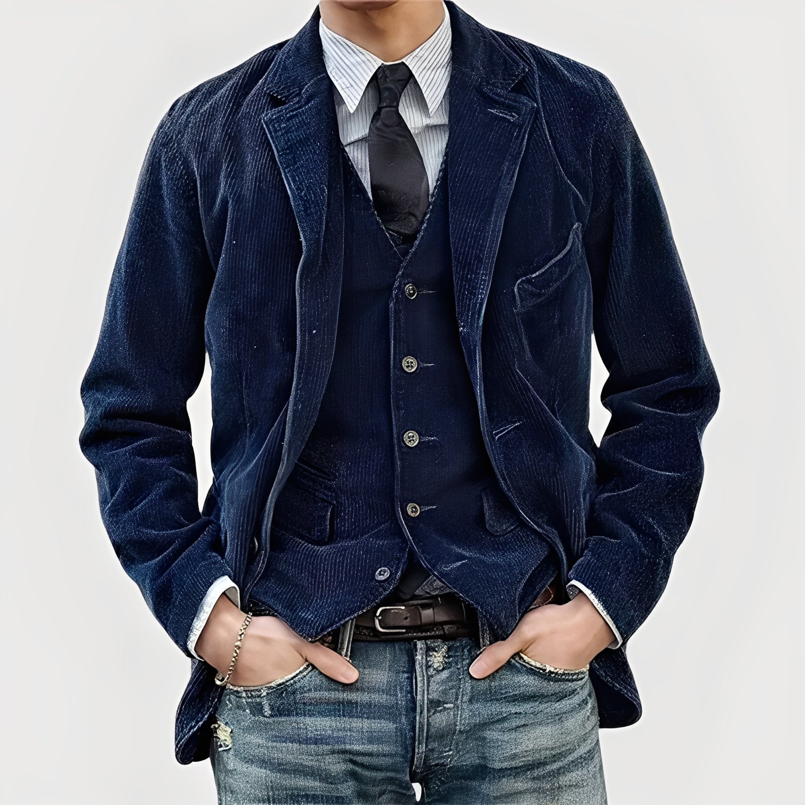 Viktor – Elegant kåpe med vest