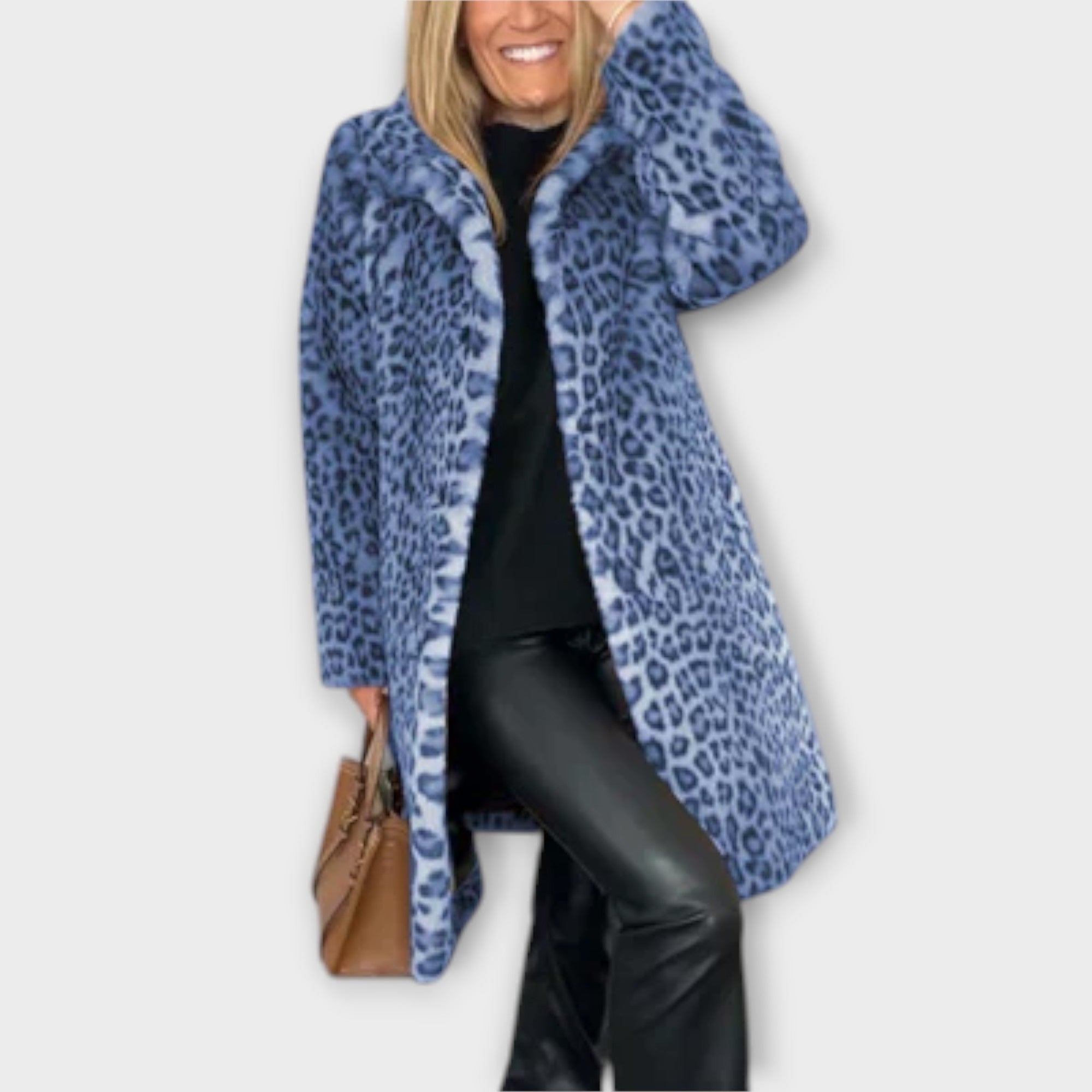 Amara – Leopardmønstret kåpe