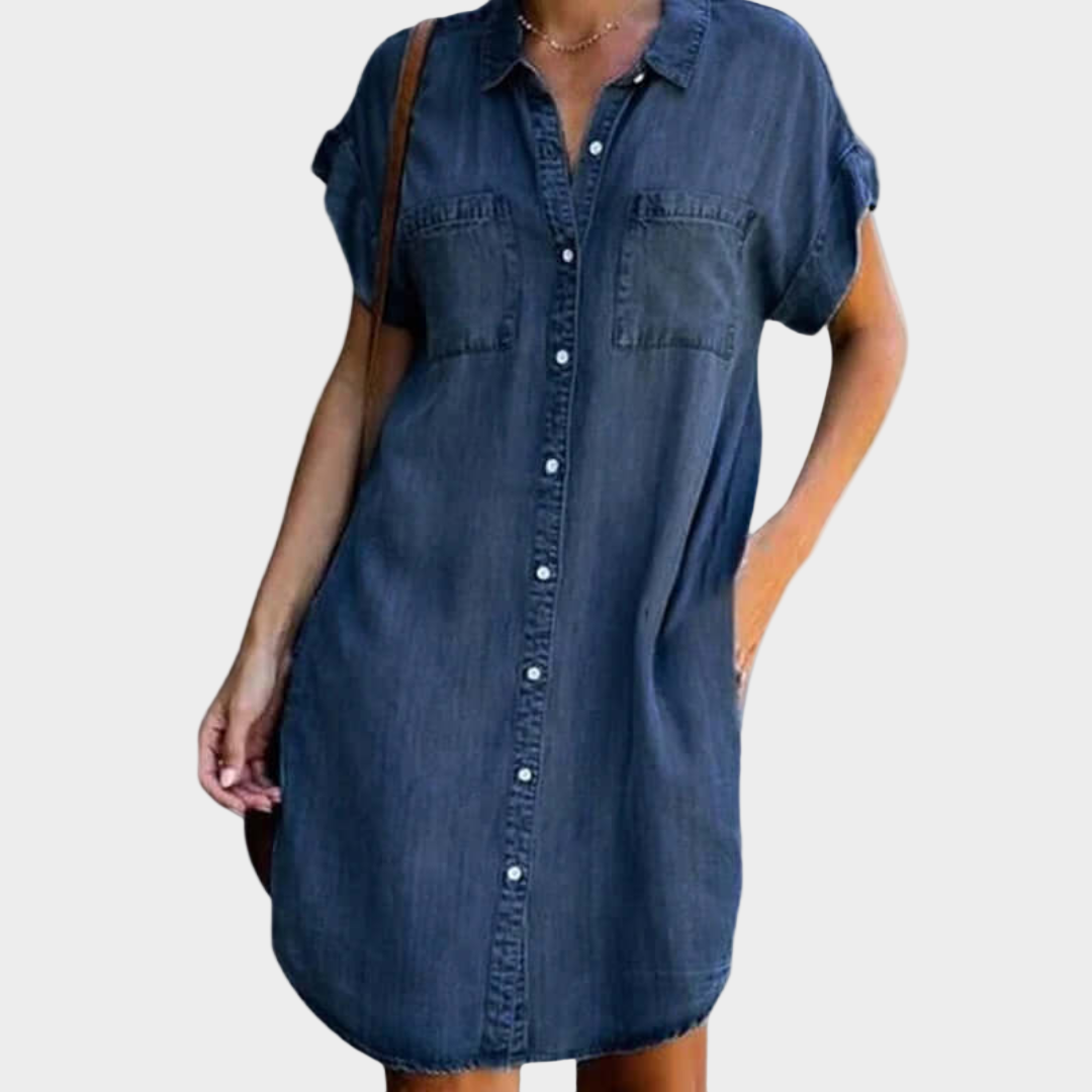 Anna – Ledig denimkjole