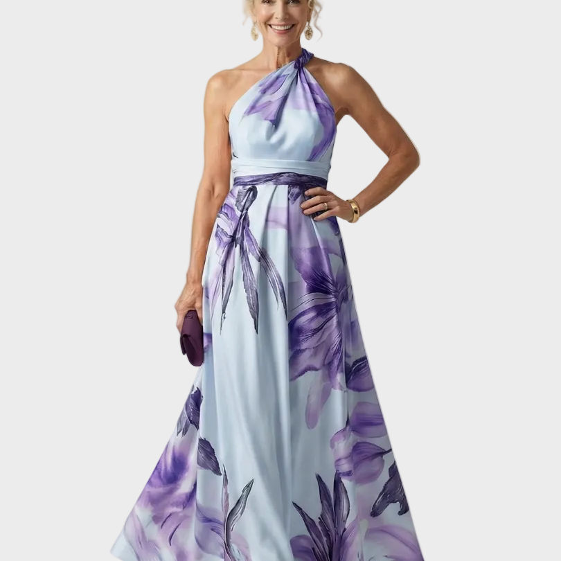 Emilia – Blomstret maxikjole