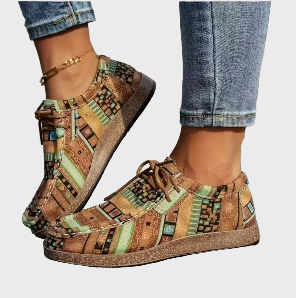 Beáta – Fargerike boho-sko