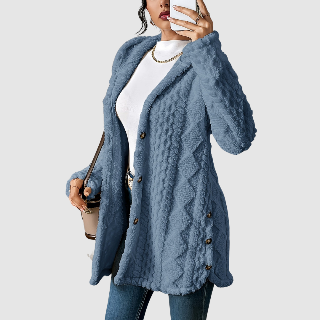 Štěpánka – Myk cardigan med hette