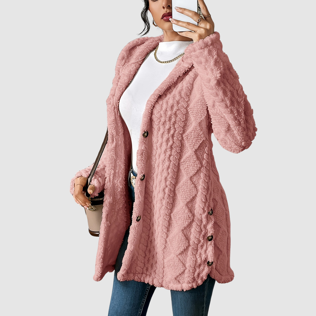 Štěpánka – Myk cardigan med hette
