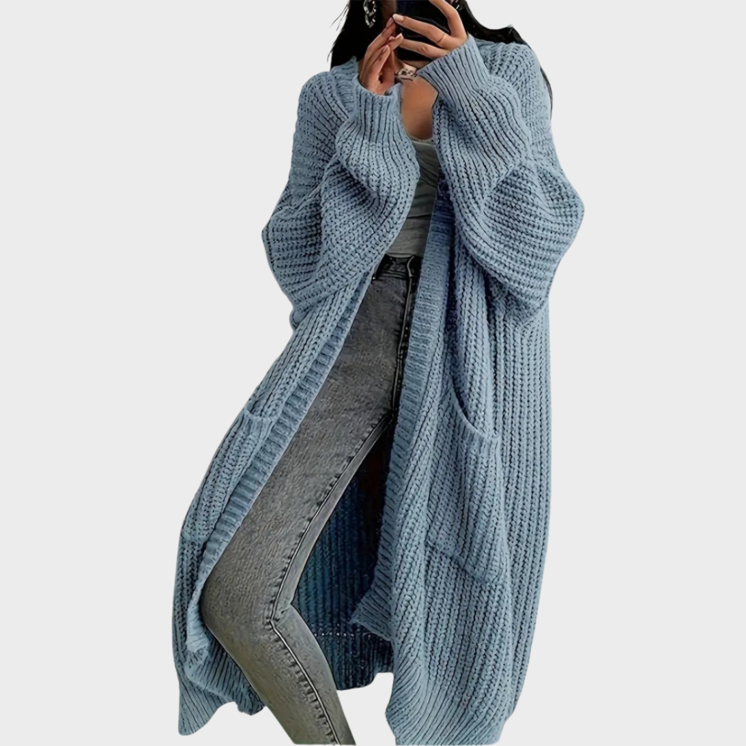 Piper – Lang strikkecardigan