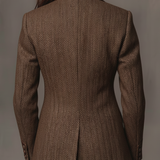 Gisèle | Blazer med chevronmønstrede paneler
