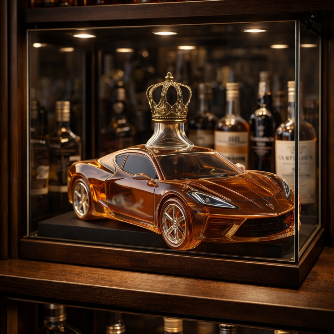 Whiskydekanter – Corvette-utgave