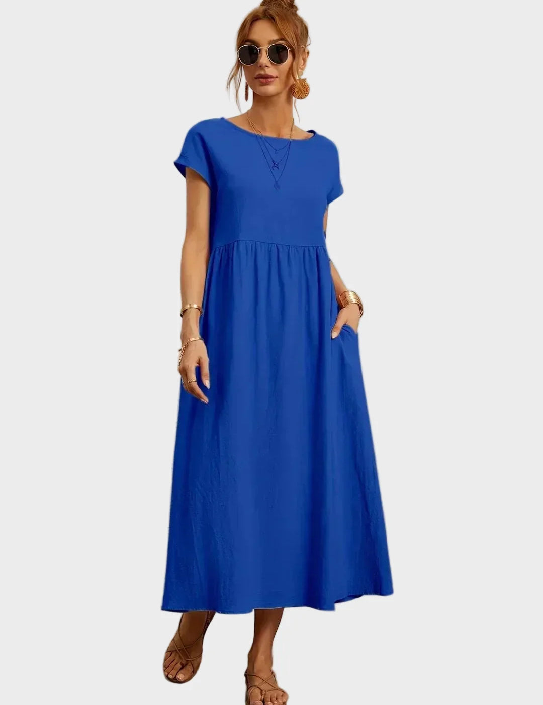 Gabrielle – Tidløs elegant midikjole