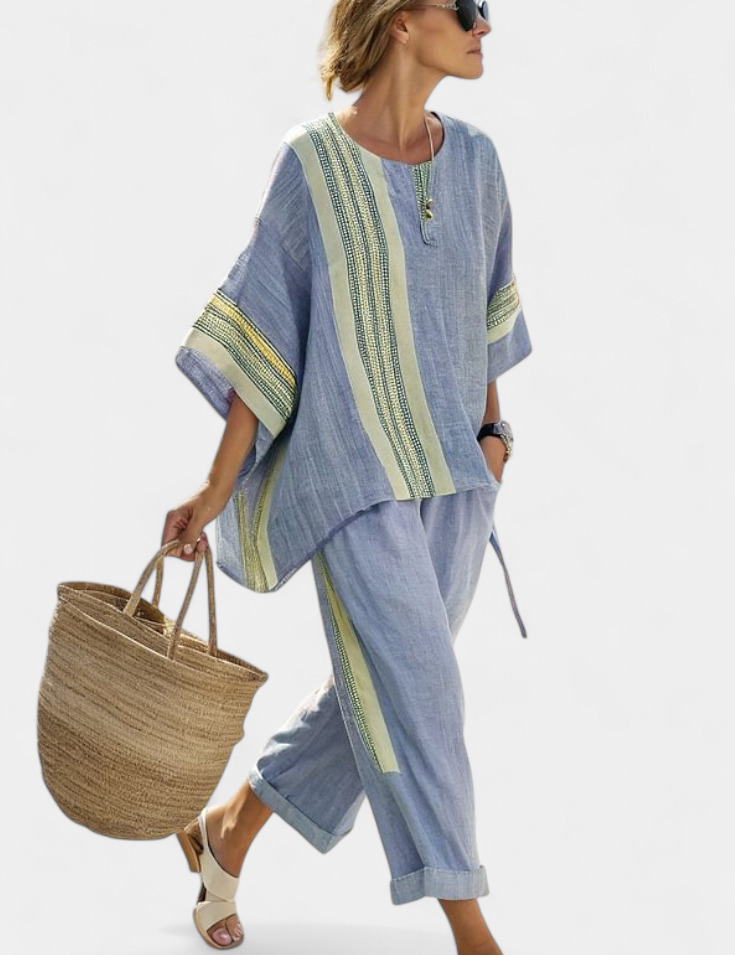 Lorena – Boho-sett i lin og bambus