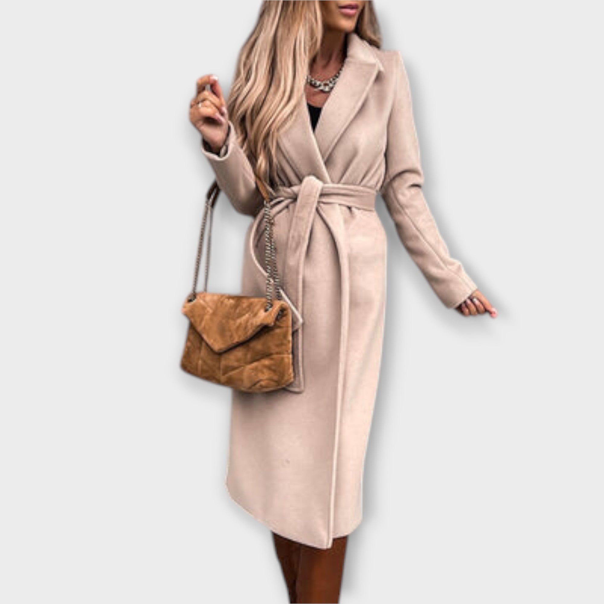Eliza – Lang kåpe med belte