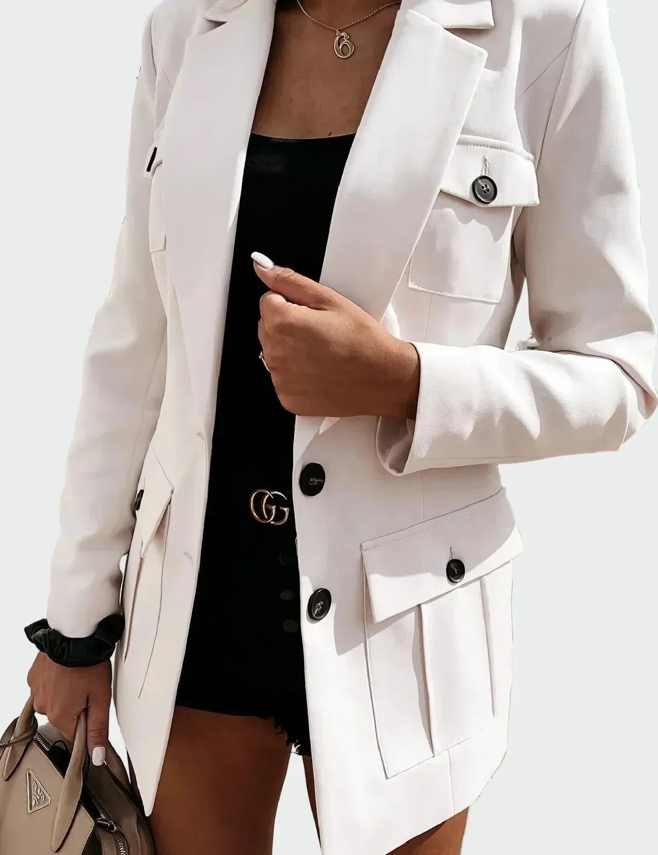 Stela – blazer med elegant snitt