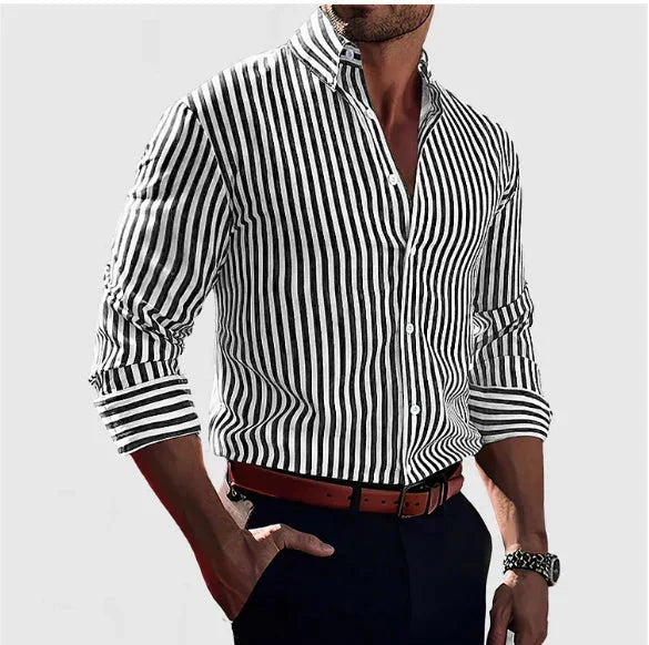 Koszula Overshirt Soft Blend - Paski