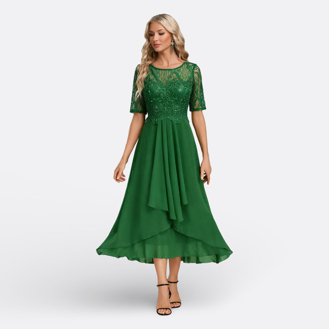 Mariana – Kortermet blondekjole