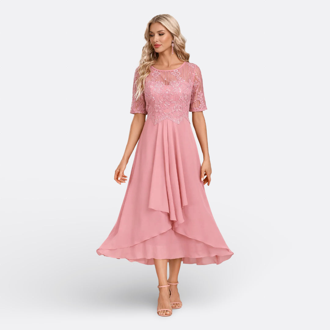 Mariana – Kortermet blondekjole