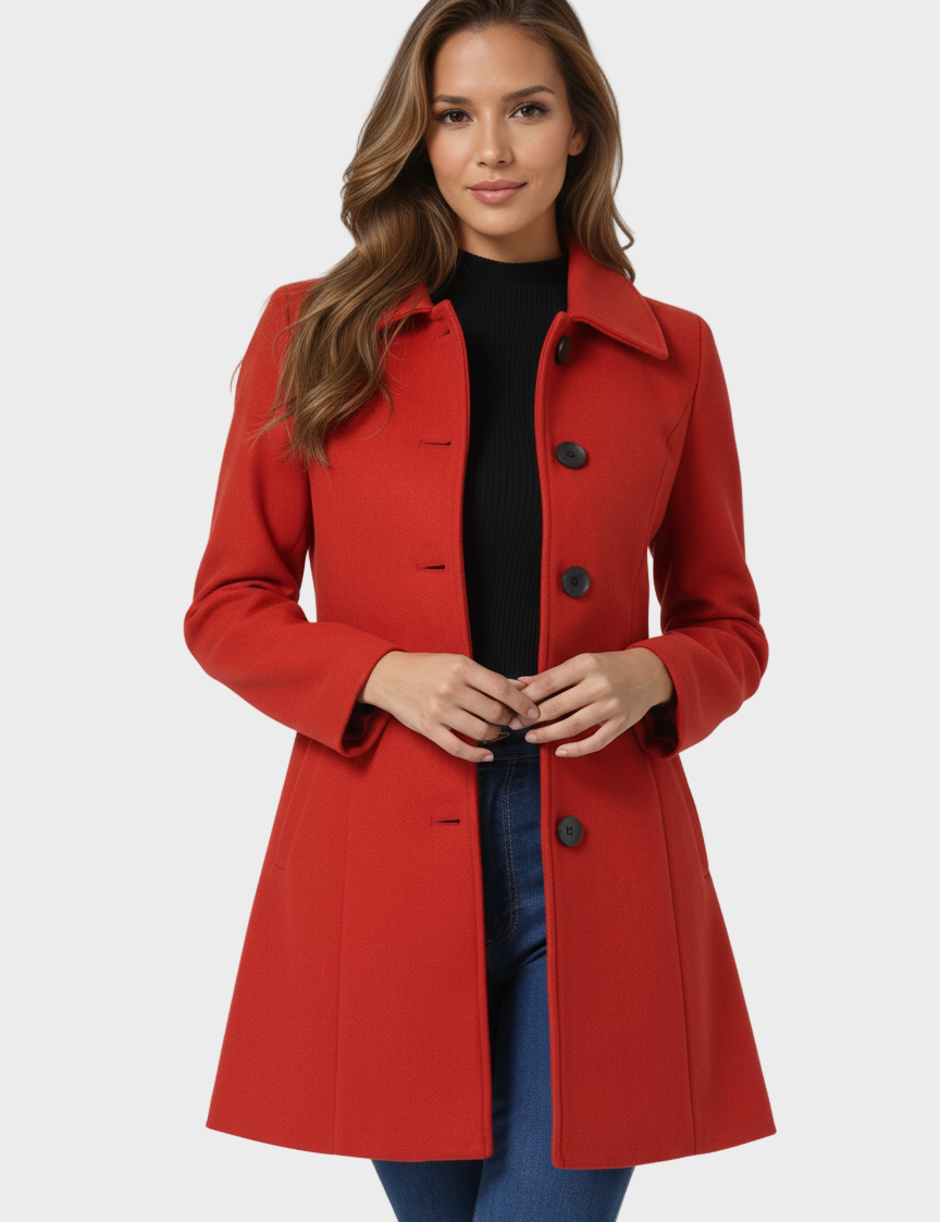 Josephine – Vintertrenchcoat med én knapp