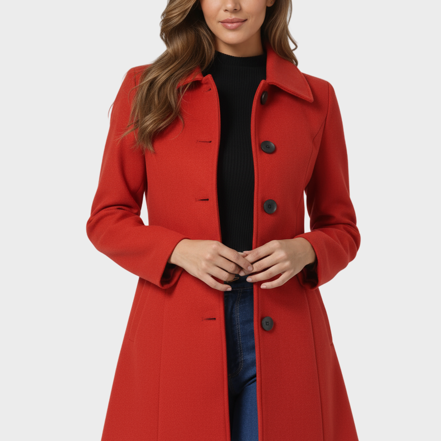 Josephine – Vintertrenchcoat med én knapp