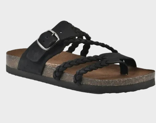 Aurora – Flettede anatomiske sandaler med kork