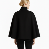 Elegant cape for dame med belte