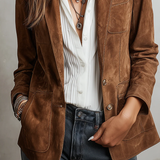 Marcelle | Vintage brun blazer