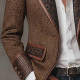 Gisèle | Blazer med chevronmønstrede paneler