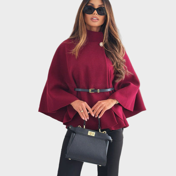 Selviora – Elegant jakke med vide ermer og belte