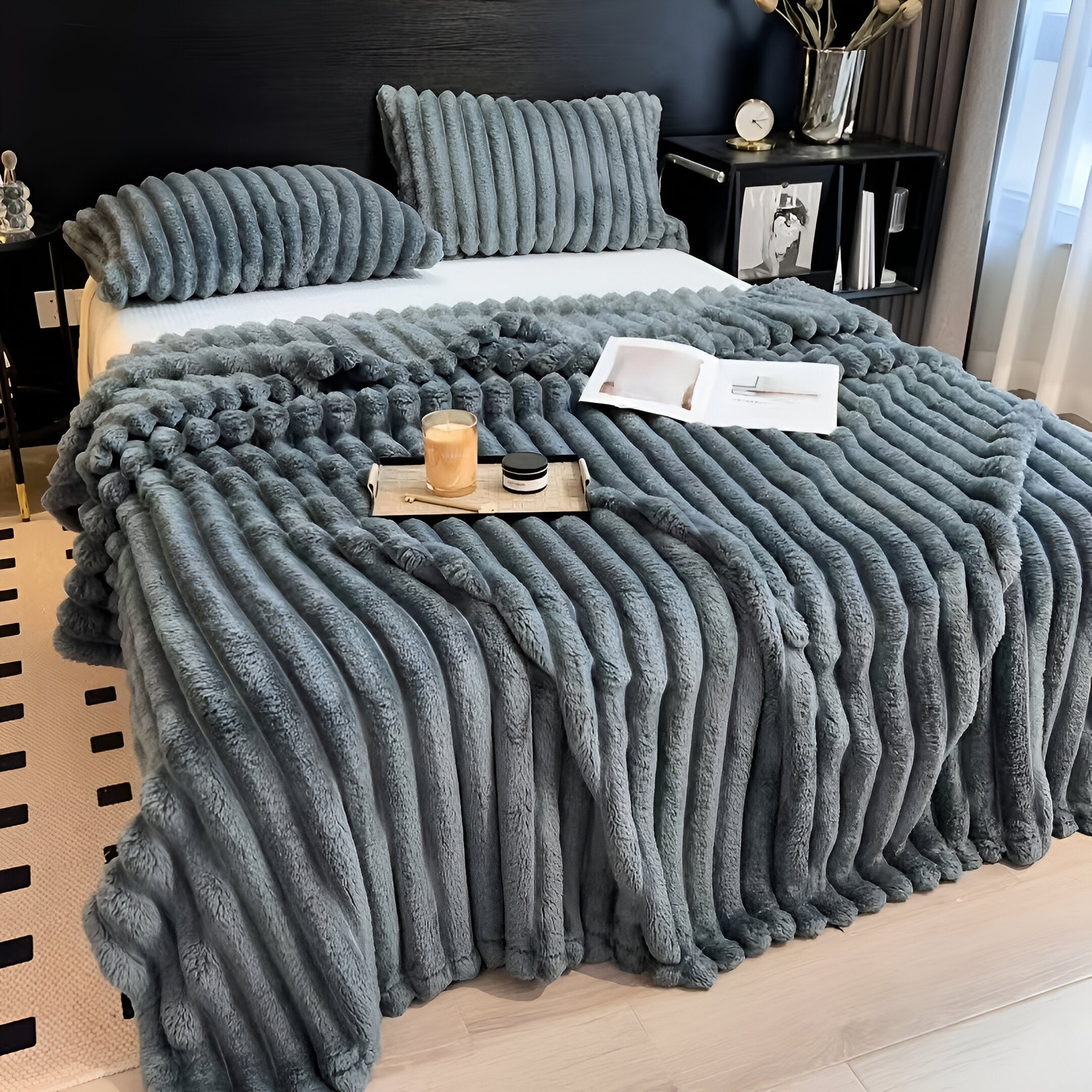 Wanda – Varmt fleecepledd i flanell