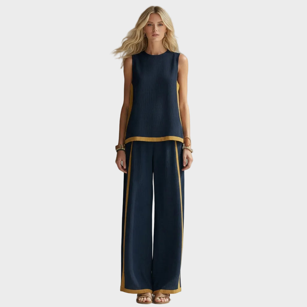 Teresa – Elegant sett i lin og bomull