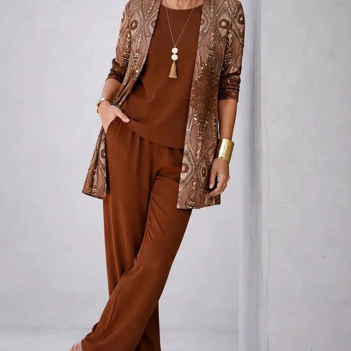 Hanna – Elegant tredelt sett for kvinner