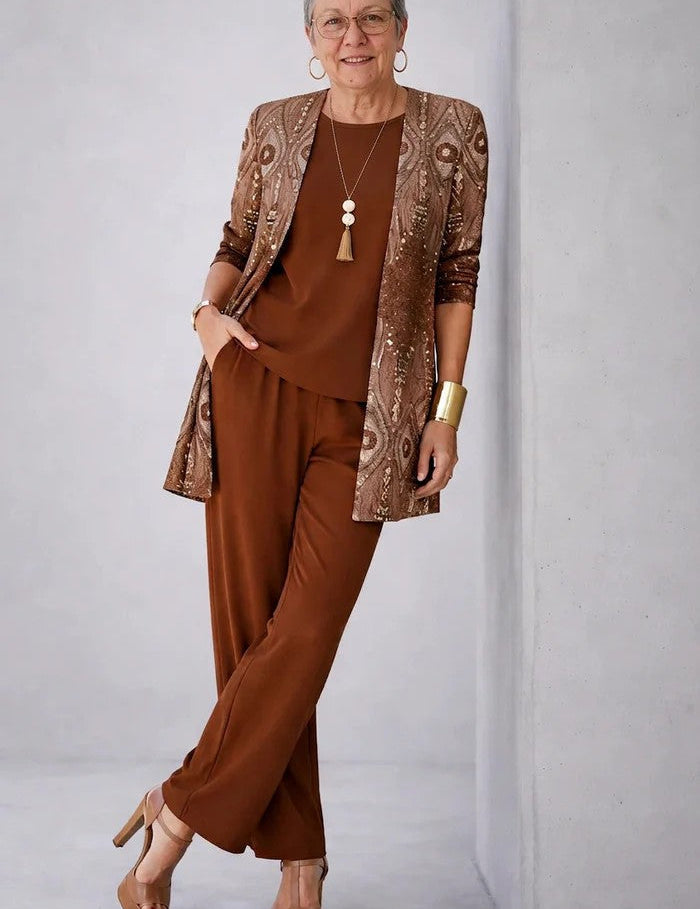 Hanna – Elegant tredelt sett for kvinner