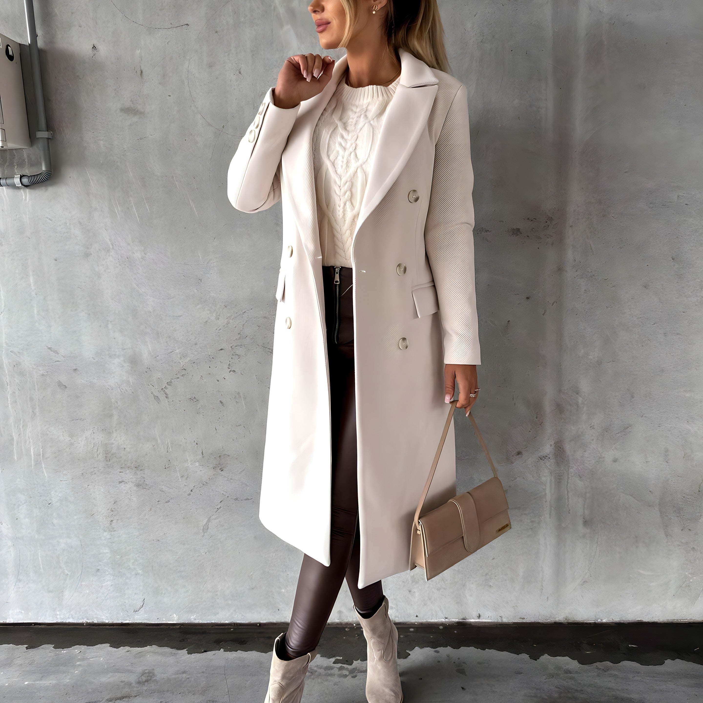 Ilaria – Lang dobbeltspent kåpe – 1