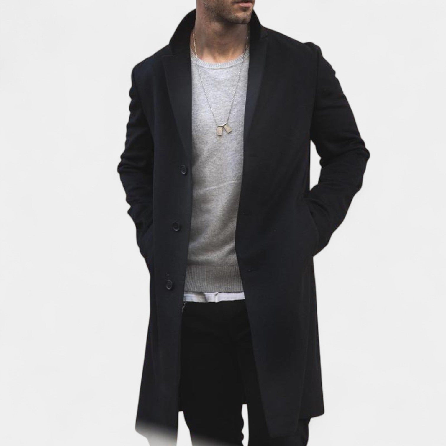 Daniel – Elegant herrekåpe med slag