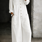 Lena | Avslappet denimjumpsuit