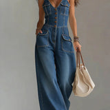 Sofía | Denimjumpsuit med avslappet passform