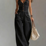 Sofía | Denimjumpsuit med avslappet passform