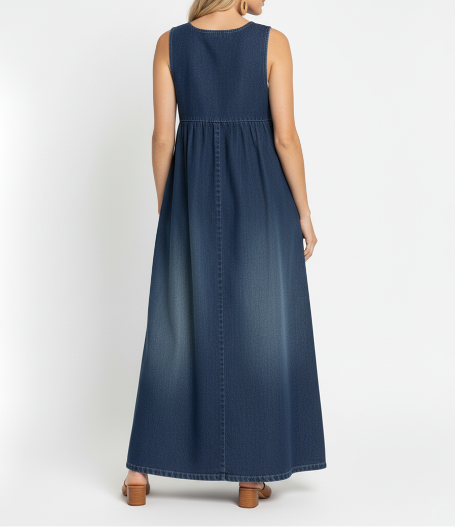 Karen | Lang denimkjole