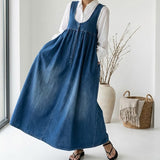 Karen | Lang denimkjole