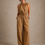 Celia | Ermeløs jumpsuit med knyting