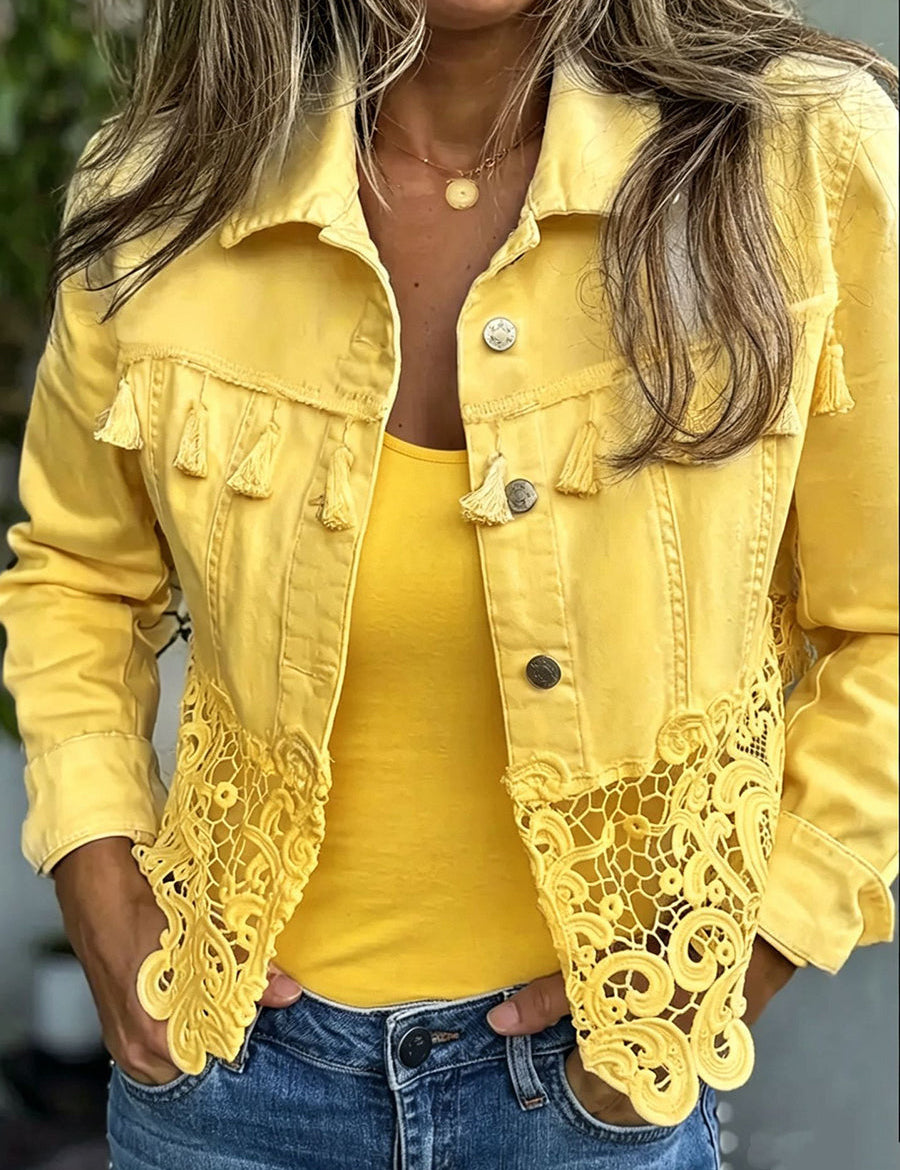 Brooklyn | Jakke med frynser og blonder