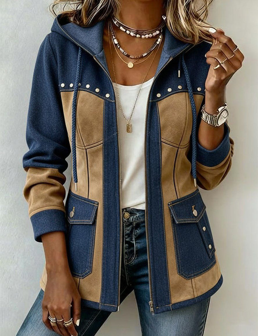 Ava | Hettejakke i patchwork-stil