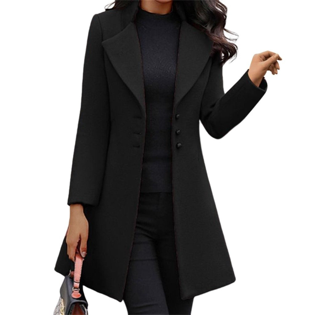 Patrizia – Lang figursydd trenchcoat med belte – 1