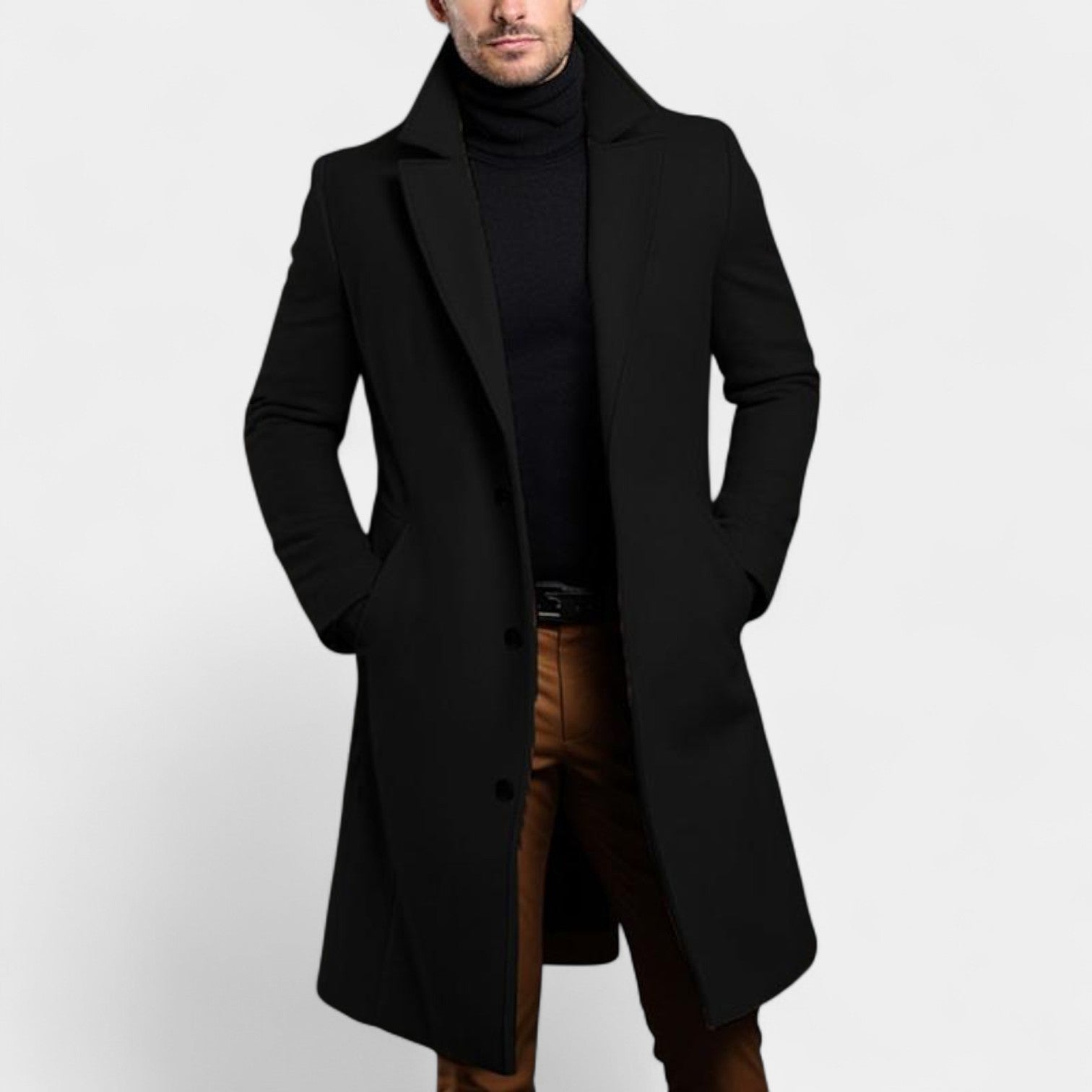 Adam – Elegant herrekåpe med slag