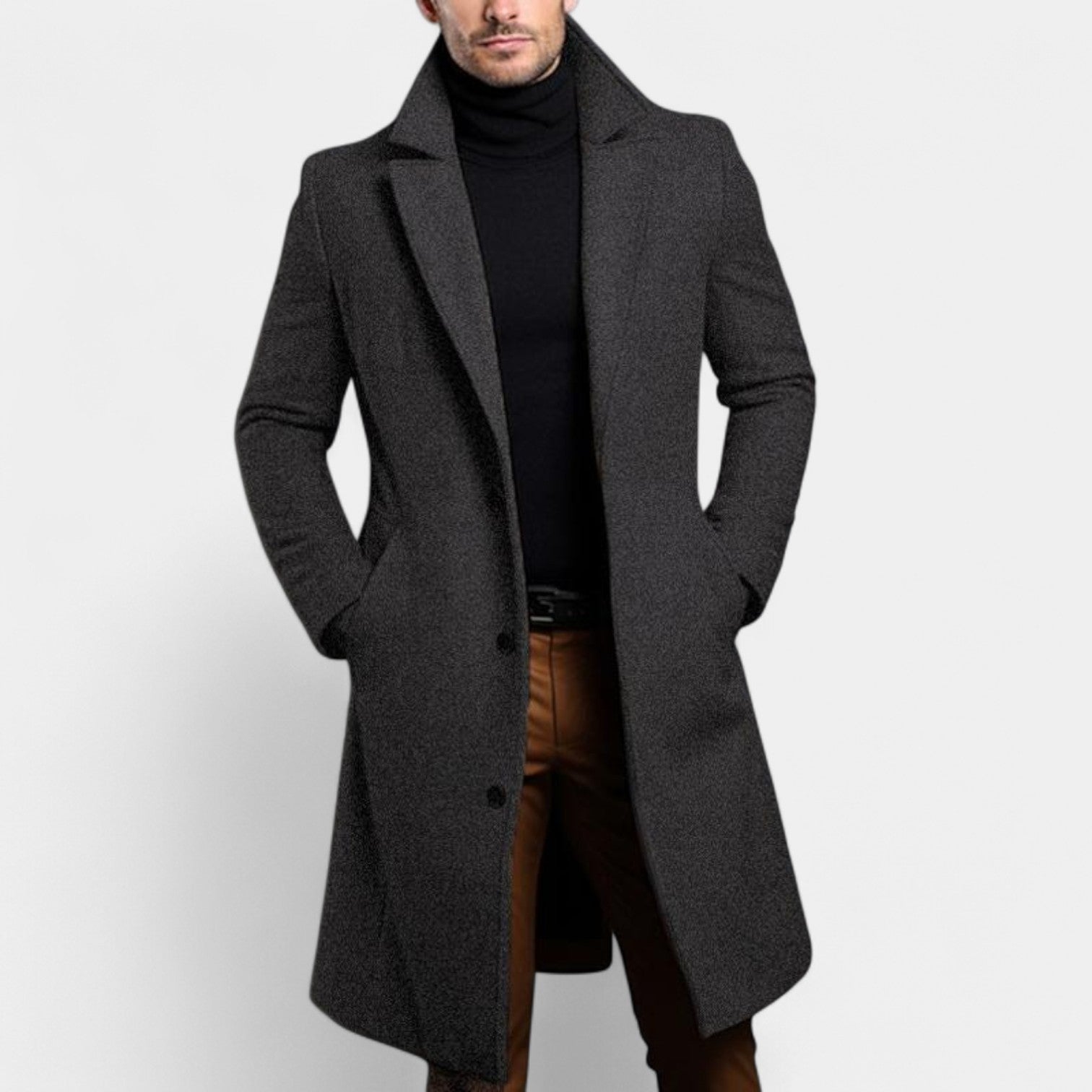Adam – Elegant herrekåpe med slag